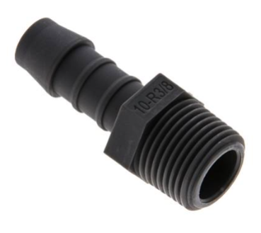 Gewindetülle Polyamid R 3/8"- 10 mm